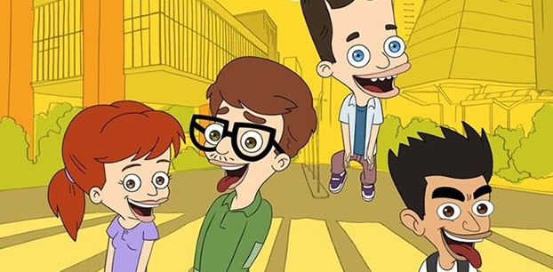 Recording ADR for TV show Big Mouth